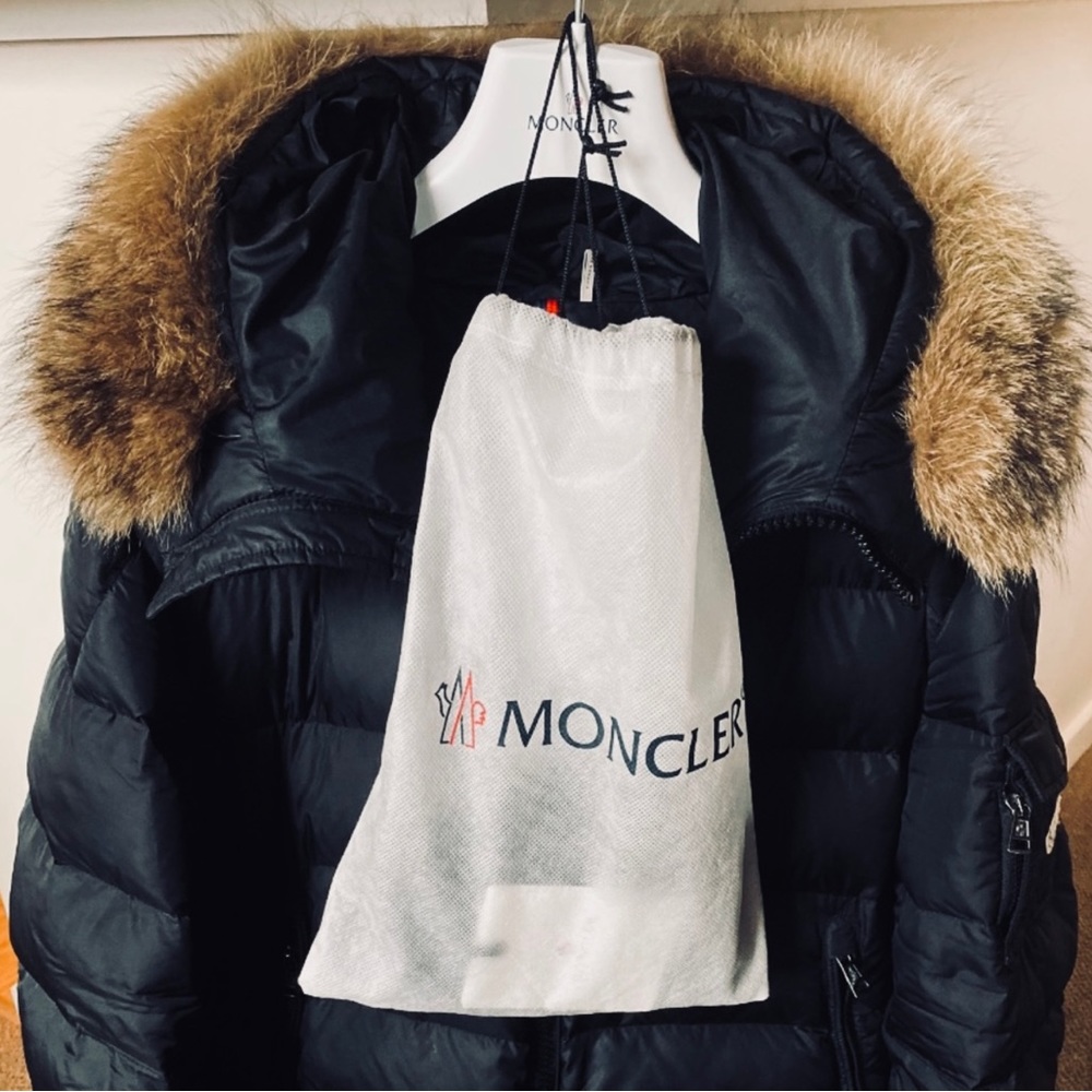Moncler jacket & Gloves. 100 percent Authentic